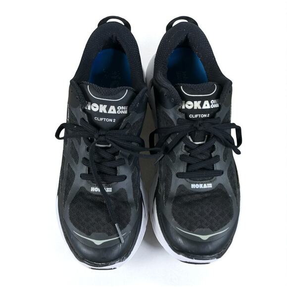 HOKA One One Clifton 2 Road-Running Shoes Sneaker Men 8.5 Black Everyday Travel main image 8